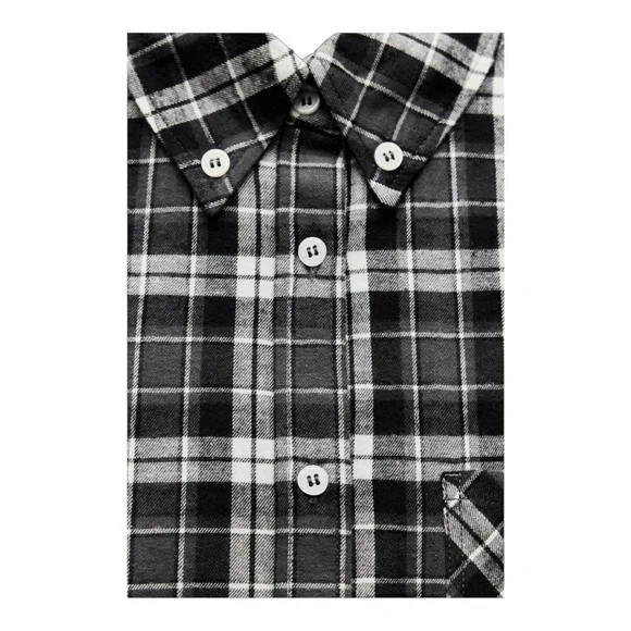 🖤 ZARA Plaid Flannel Shirt | Size L | New - Picture 3 of 8